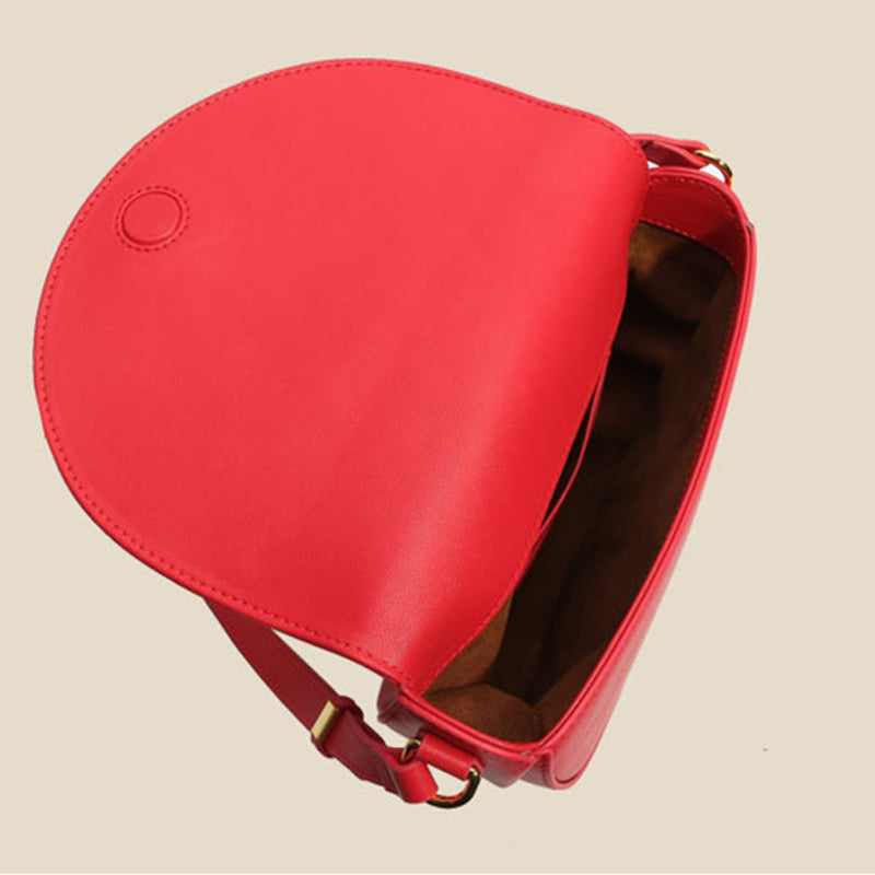 Women’s Genuine Leather Bowknot Shoulder Sanddle Bags image 5