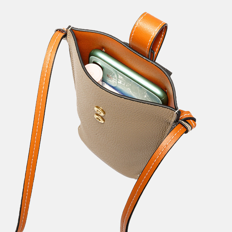 Women’s Genuine Leather Crossbody Mini Phone Bags image 3