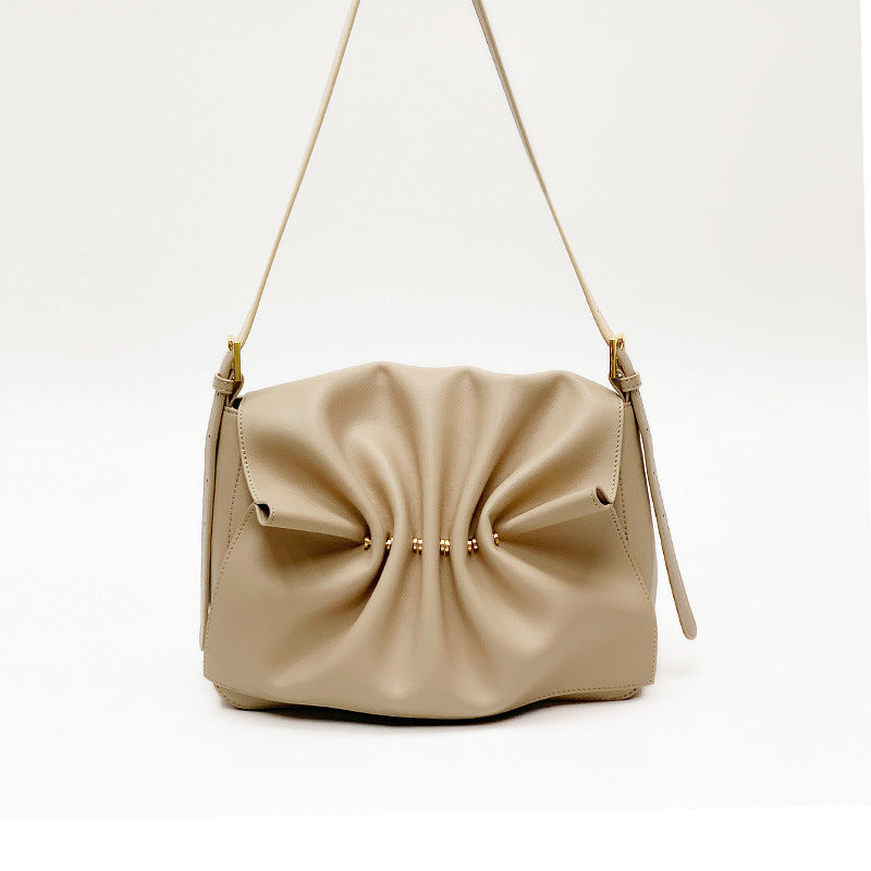 Women’s Slouchy Genuine Leather Shoulder Bags image 7