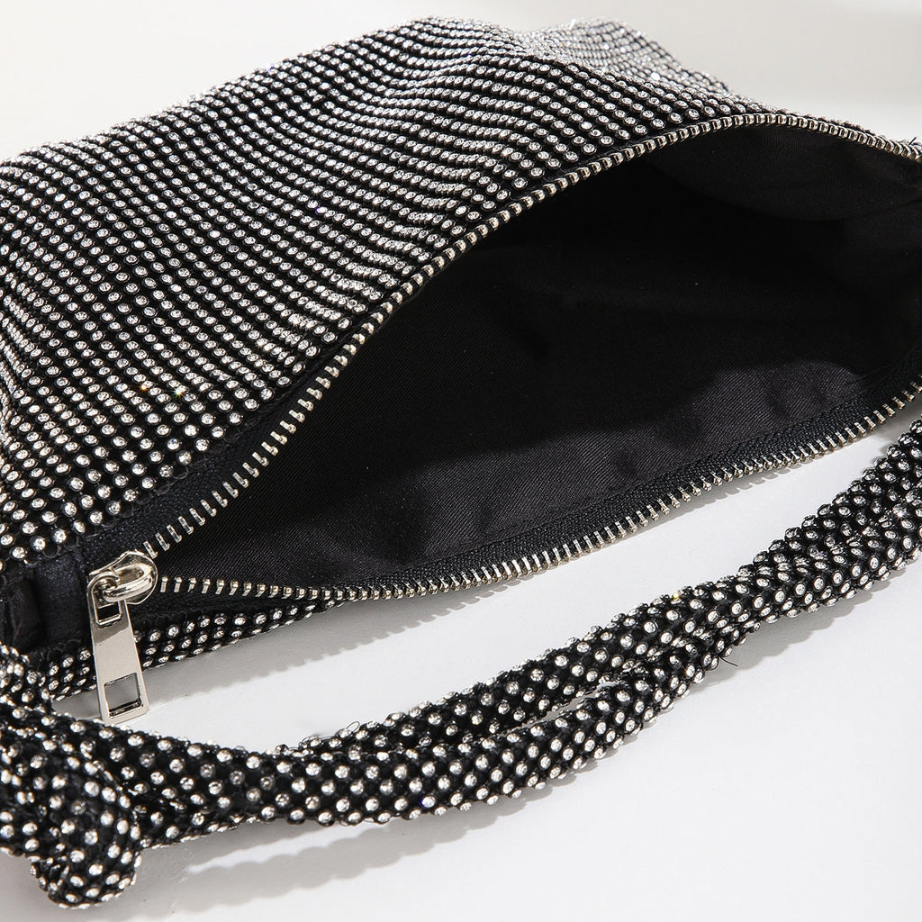 Women’s Black Rhinestones Evening Bags image 5