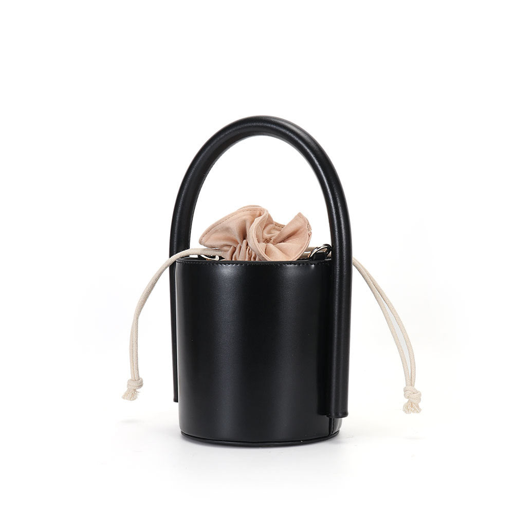 Women’s Leather Bucket Bags with Drawstring Interior Bag image 2