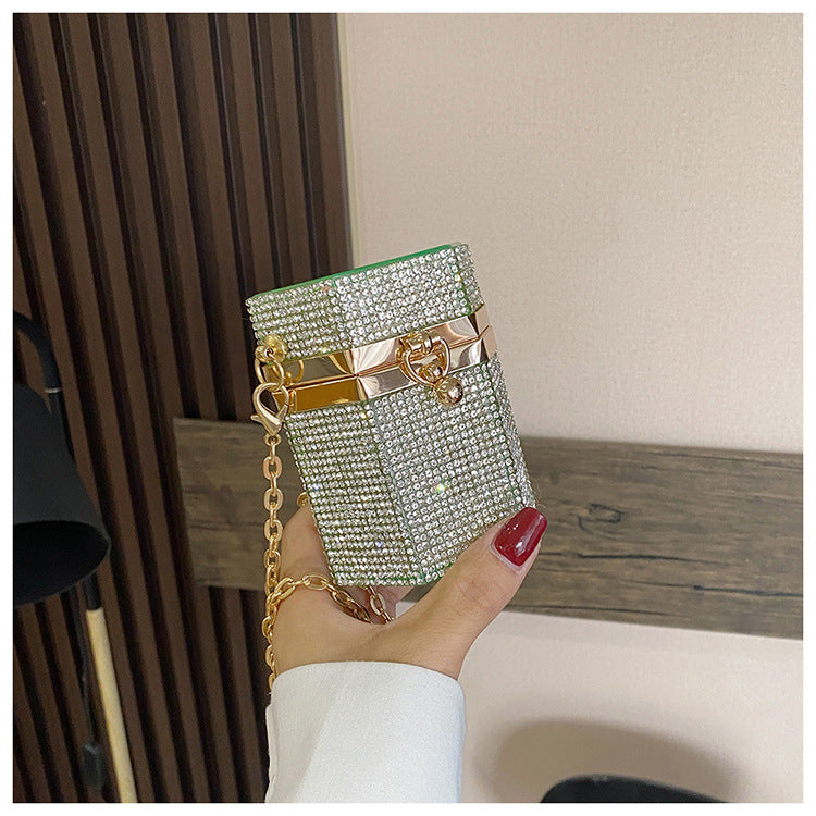 Women’s Mini Rhinestone Cylinder Evening Bags image 4