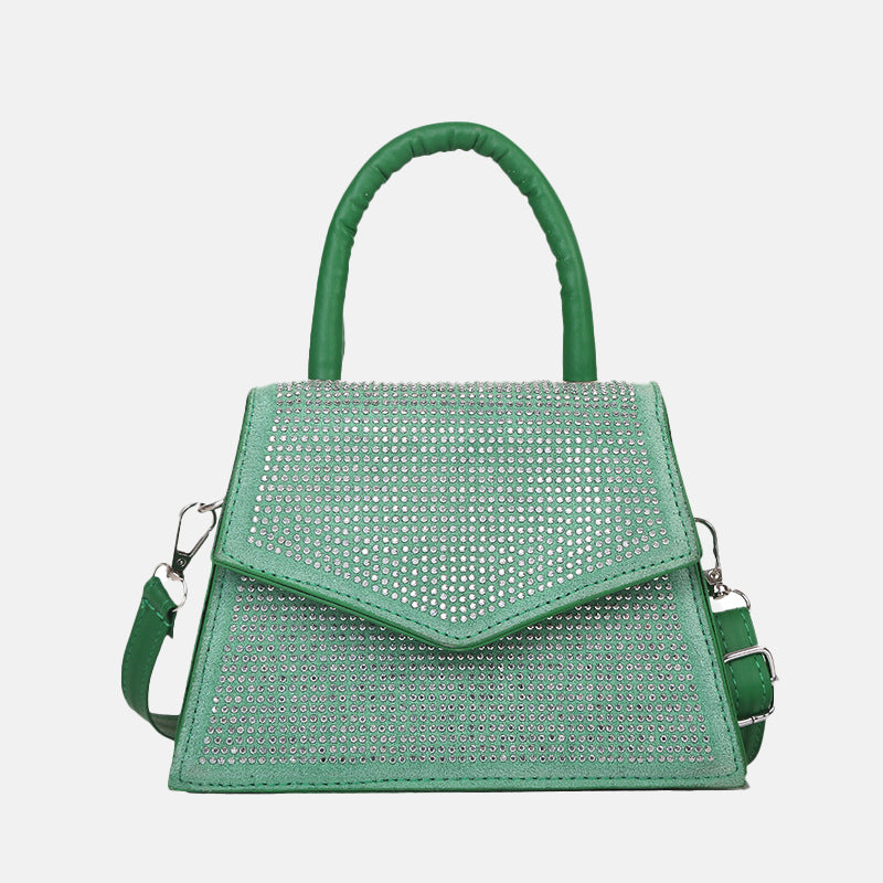 Women’s Rhinestones Flap Mini Top Handle Evening Bags image 7