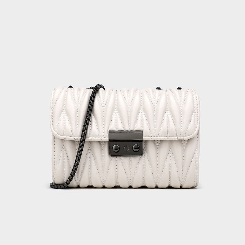 Women’s Quilted Vegan Leather Crossbody Bags image 8