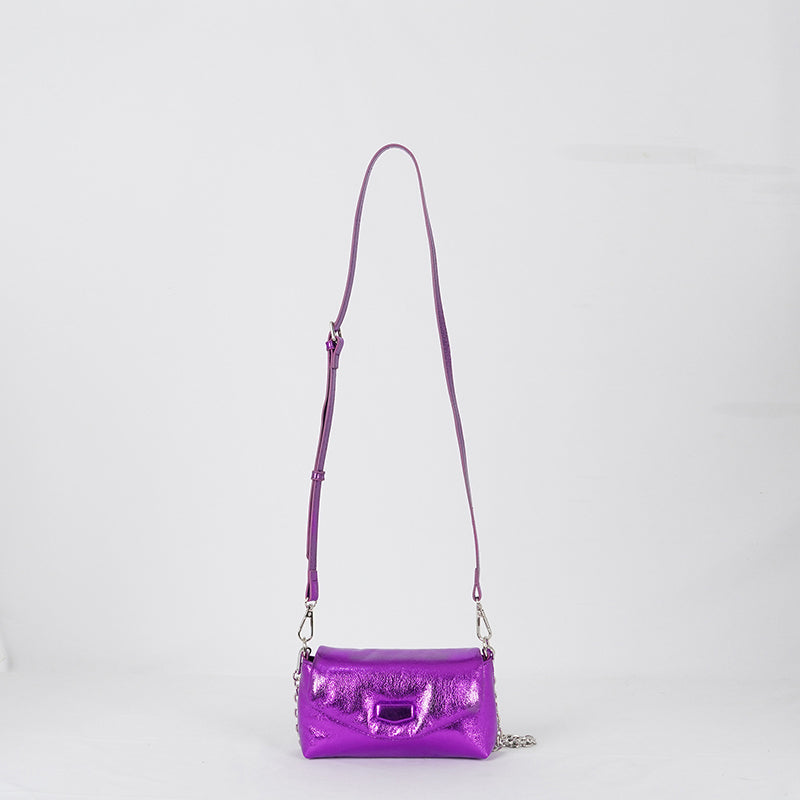 Women’s Metallic Flap Mini Shoulder Bags image