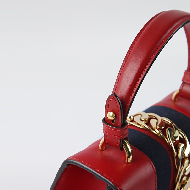 Artisanal Swift Leather Top Handle (Hand-Stitched): Luxury Handbag Strap Replacement & Upgrade