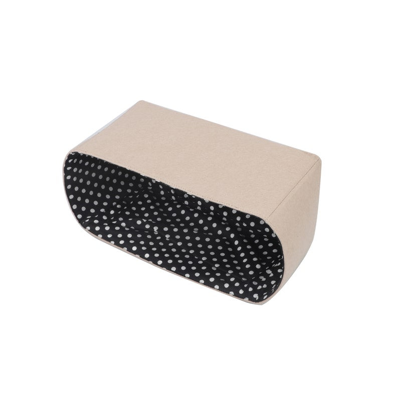 Felt Lindy Bag Organizer: Polka Dot Cotton Liner Insert