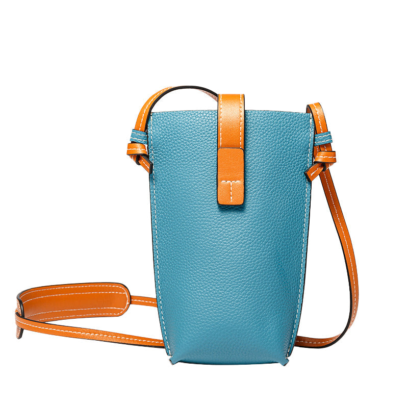 Women’s Genuine Leather Crossbody Mini Phone Bags image 4