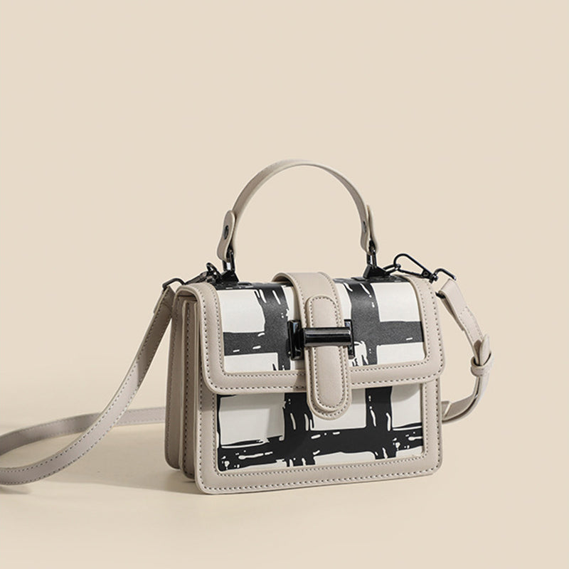 Women’s Printed Top Handle Satchel Shoulder Bags image 6