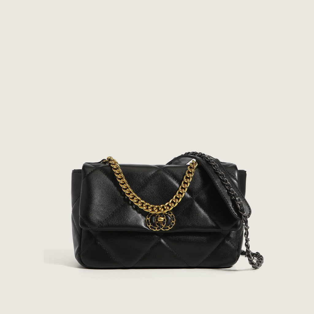 Women’s Quilted Crossbody Messenger Bags in Vegan Leather image 6