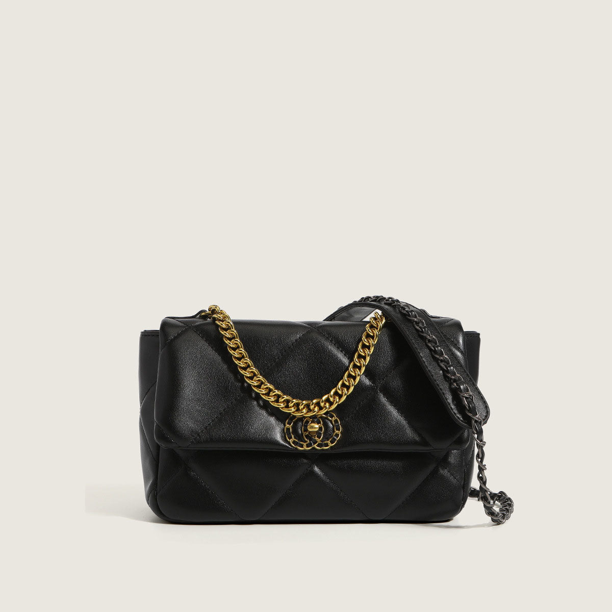 Women’s Quilted Crossbody Messenger Bags in Vegan Leather image 6