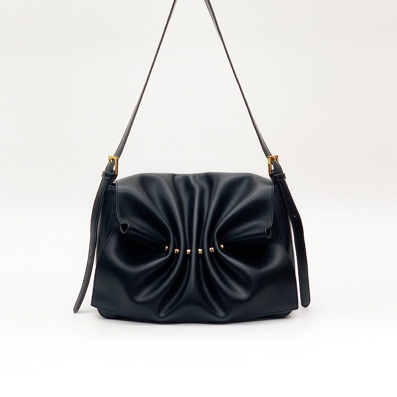 Women’s Slouchy Genuine Leather Shoulder Bags image 5