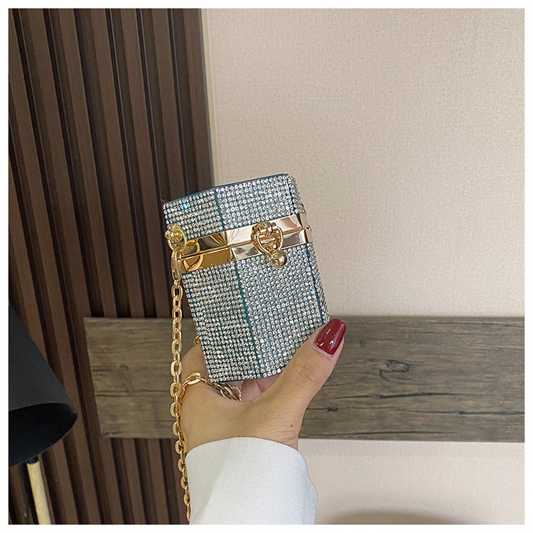 Women’s Mini Rhinestone Cylinder Evening Bags image 6
