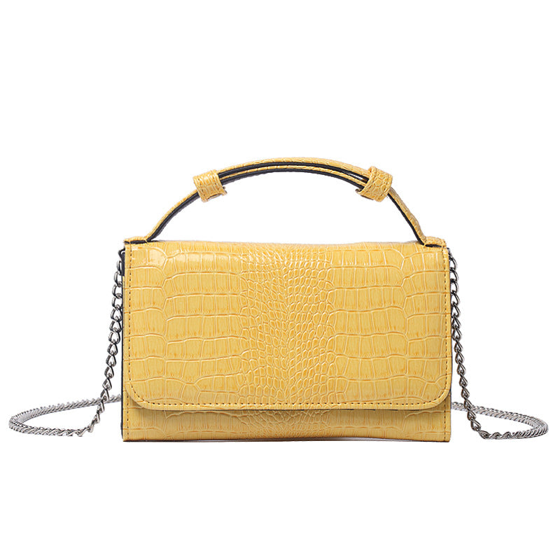Women’s Lizard Print Mini Chain Bags Genuine Leather image