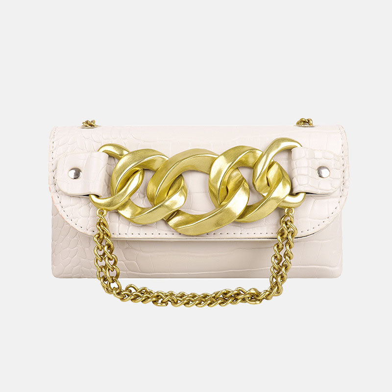 Women’s Croc Embossed Chains Waist Bags image 6