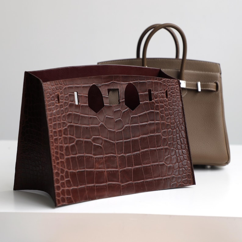 Embossed Leather Birkin Cover: Customizable Crocodile, Python, Ostrich Textures