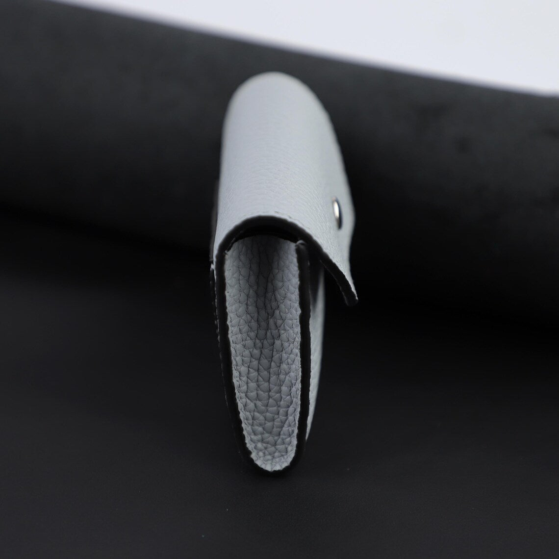 Handmade Clemence Leather Pocket | Hand-Stitched Bag Strap Holder or Fashion Belt Accessory