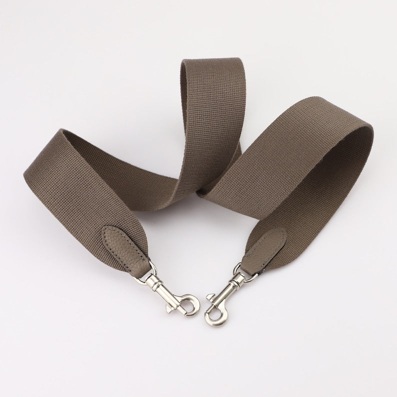50mm Canvas Shoulder Bag Strap with Lobster Clasps