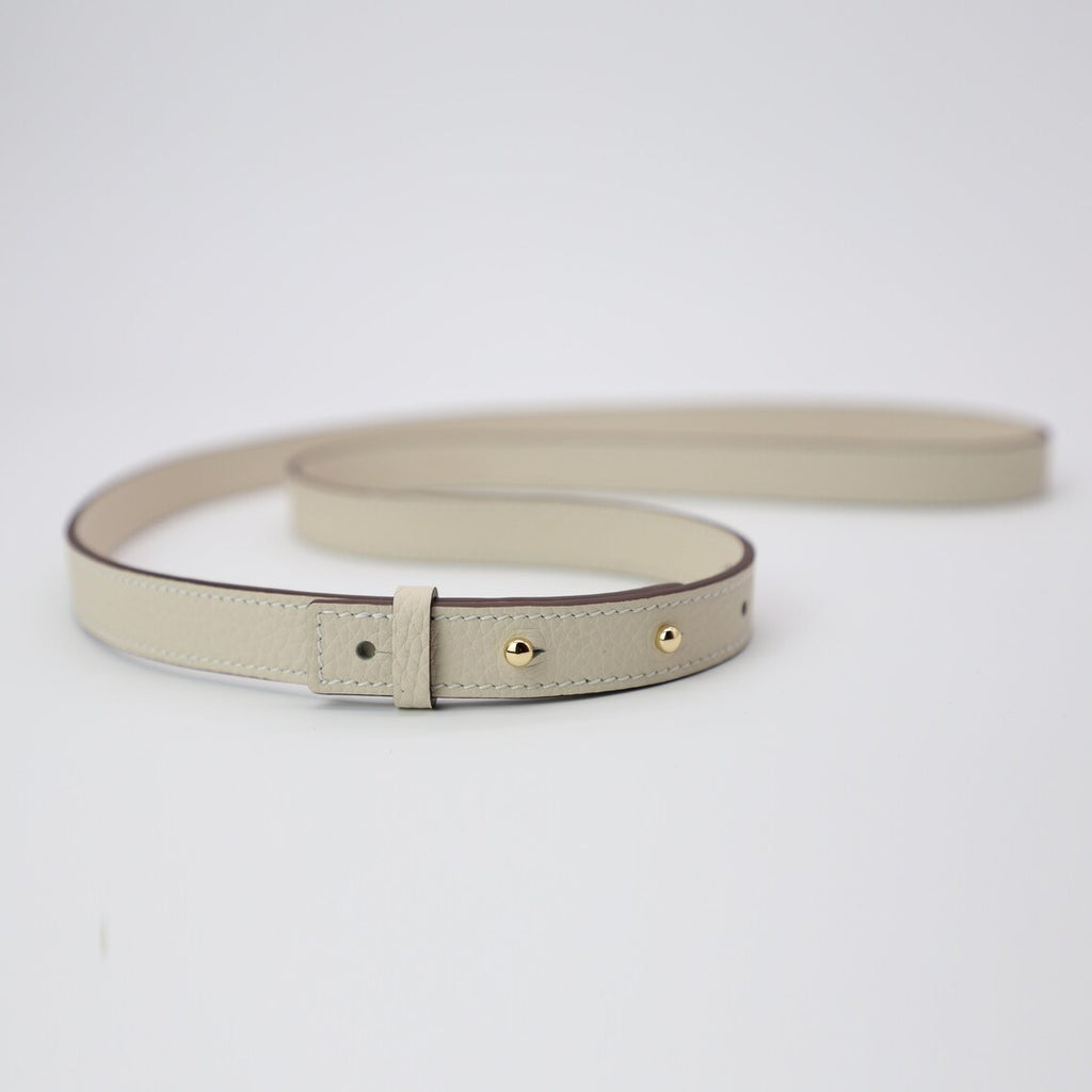 Hermès Style Swift Leather Bandoulière (18mm Ultra-Slim): Replacement Crossbody Strap Compatible with Constance Bags