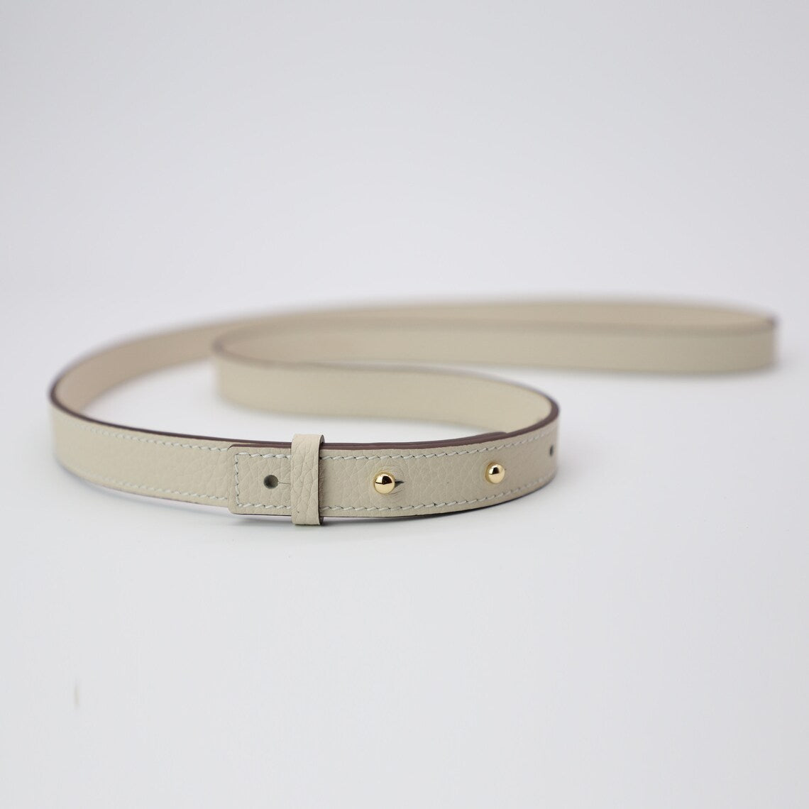 Hermès Style Swift Leather Bandoulière (18mm Ultra-Slim): Replacement Crossbody Strap Compatible with Constance Bags