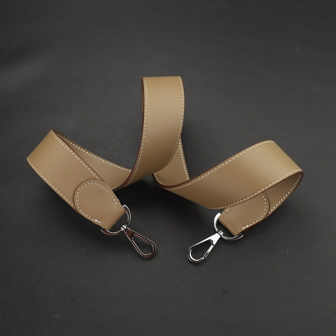 Hermès Style Swift Leather Bandoulière (38mm Wide): Compatible Shoulder Strap Replacement for Kelly Bags