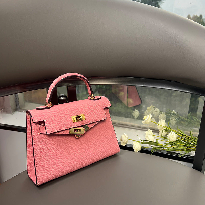 Women’s Lizard Print Genuine Leather Small Top Handle Bags with Shoulder Strap image 4