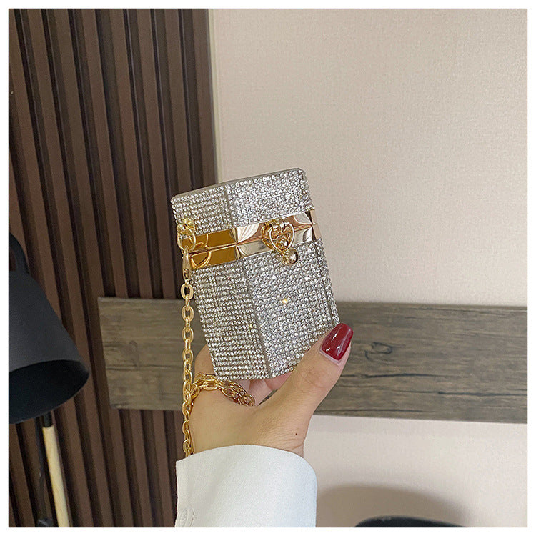 Women’s Mini Rhinestone Cylinder Evening Bags image 7