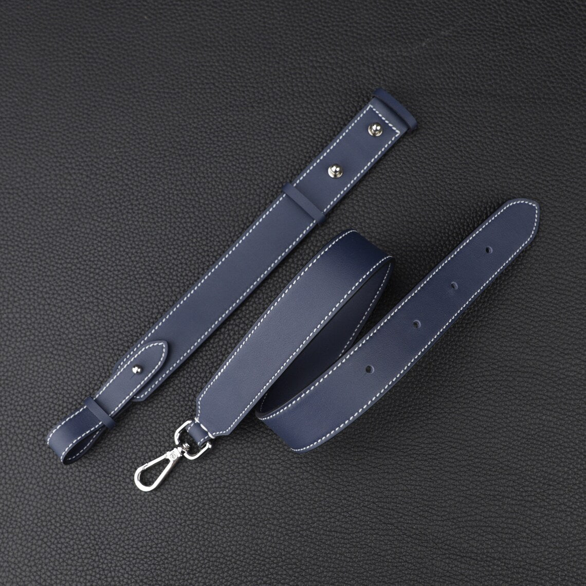 Hermès Style Swift Leather Adjustable Backpack Straps (30mm Wide, Set of 2): Luxury Replacement Bandoulière for Backpacks