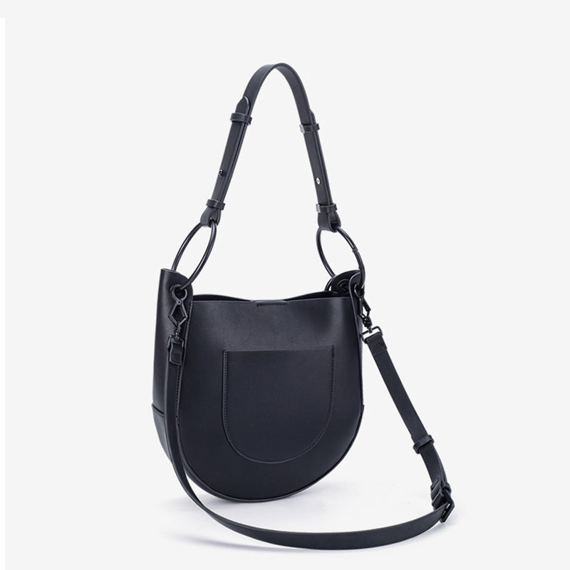 Women’s Vegan Leather Zebra Print Shoulder Bags with Chains image 5