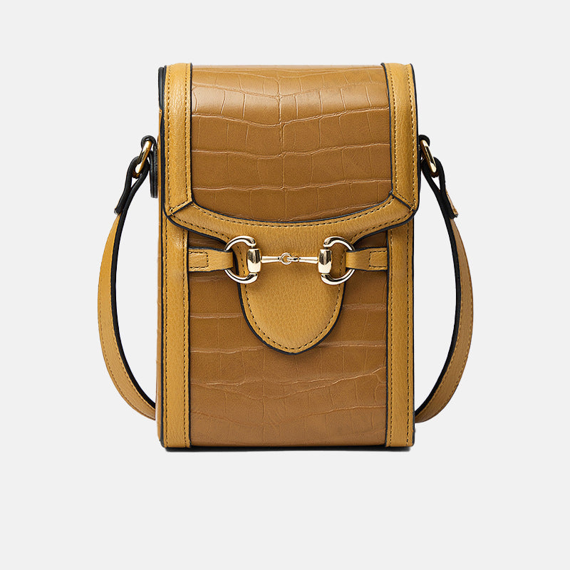 Women’s Horsebit Croc Print Mini Crossbosy Bags image
