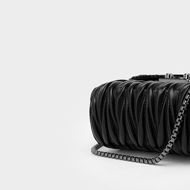 Women’s Quilted Vegan Leather Crossbody Bags image 3