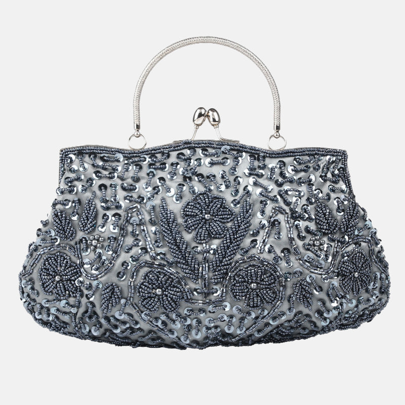 Women’s Beaded Sequined Evening Clutch Bags image 16