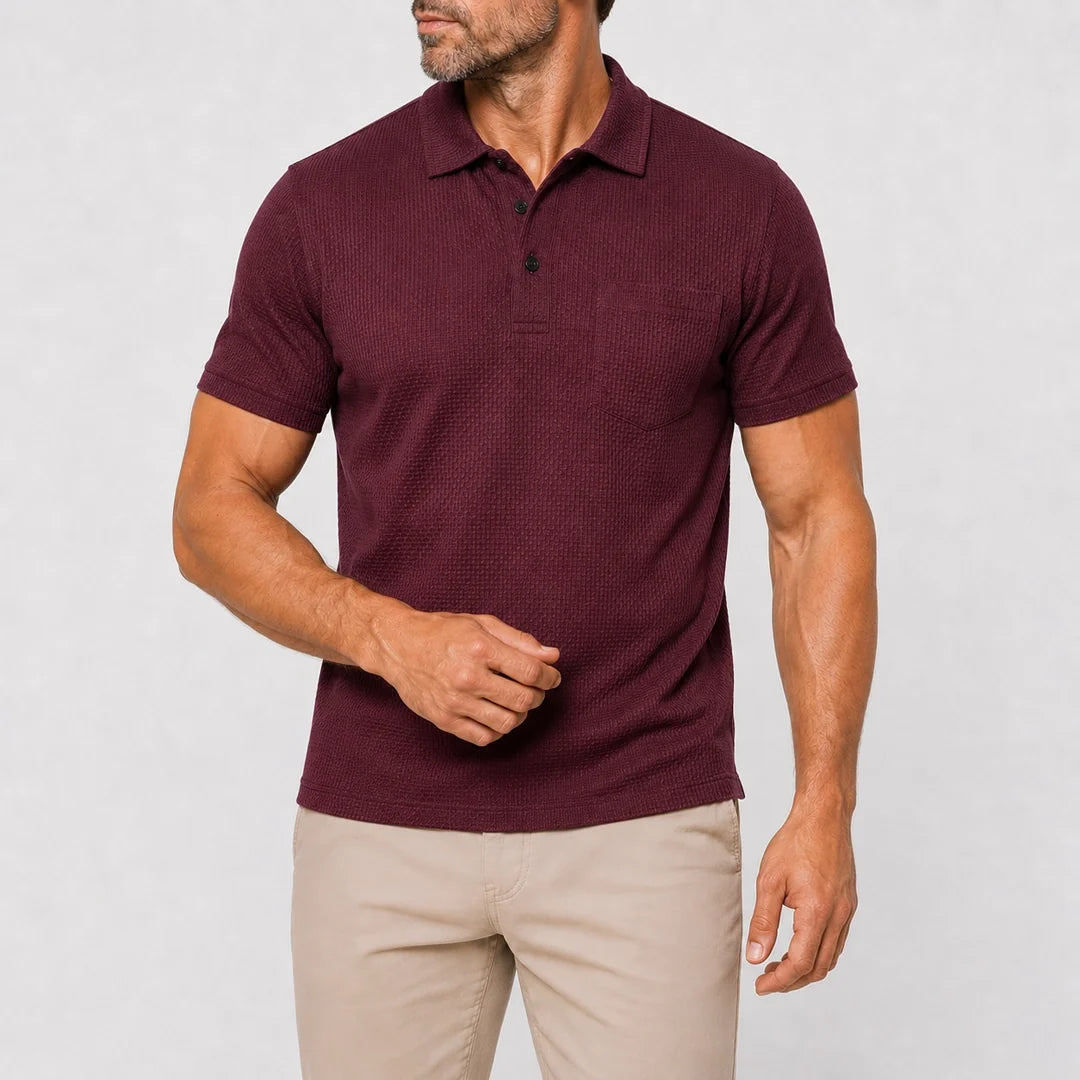 Capri - Men's Ultra Comfortable Pocket Polo Shirt