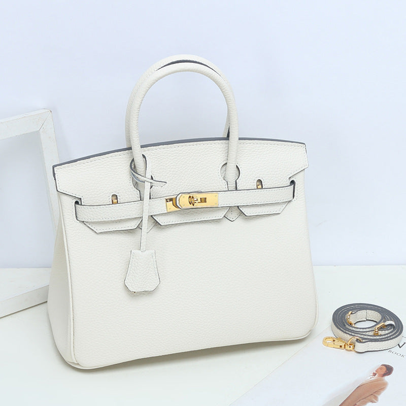 Women’s Genuine Leather Top Handle Handbags – 30CM image 8