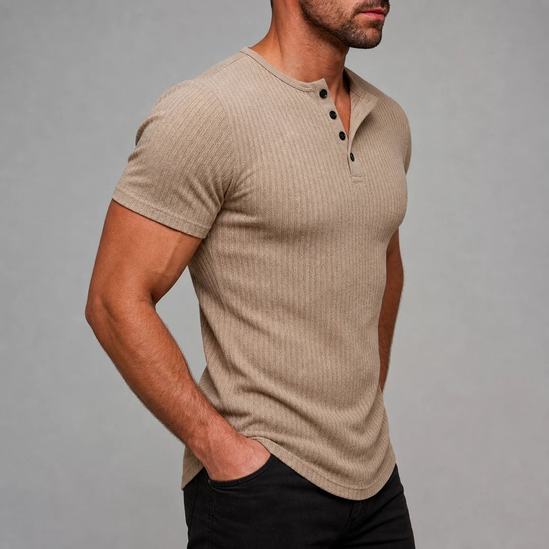 Siena - Men's Ultra Comfortable Henley Shirt