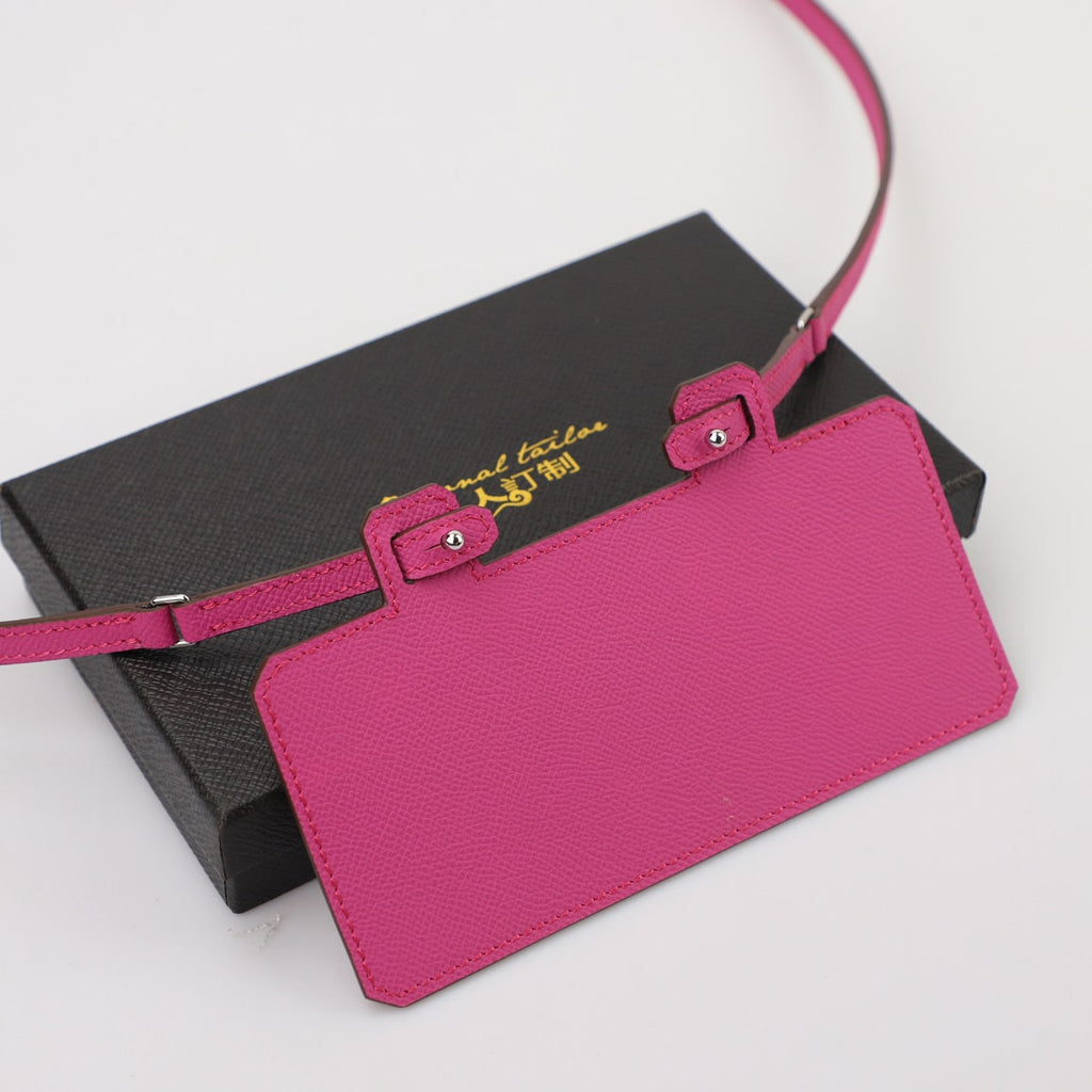 Epsom Leather Wallet Shoulder Strap: 10mm Purse To Go Strap