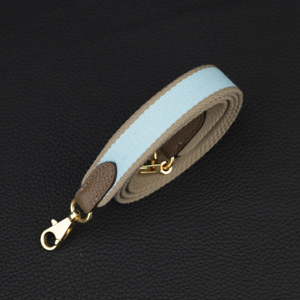 25mm Bi-color canvas shoulder bag strap for evelyn TPM