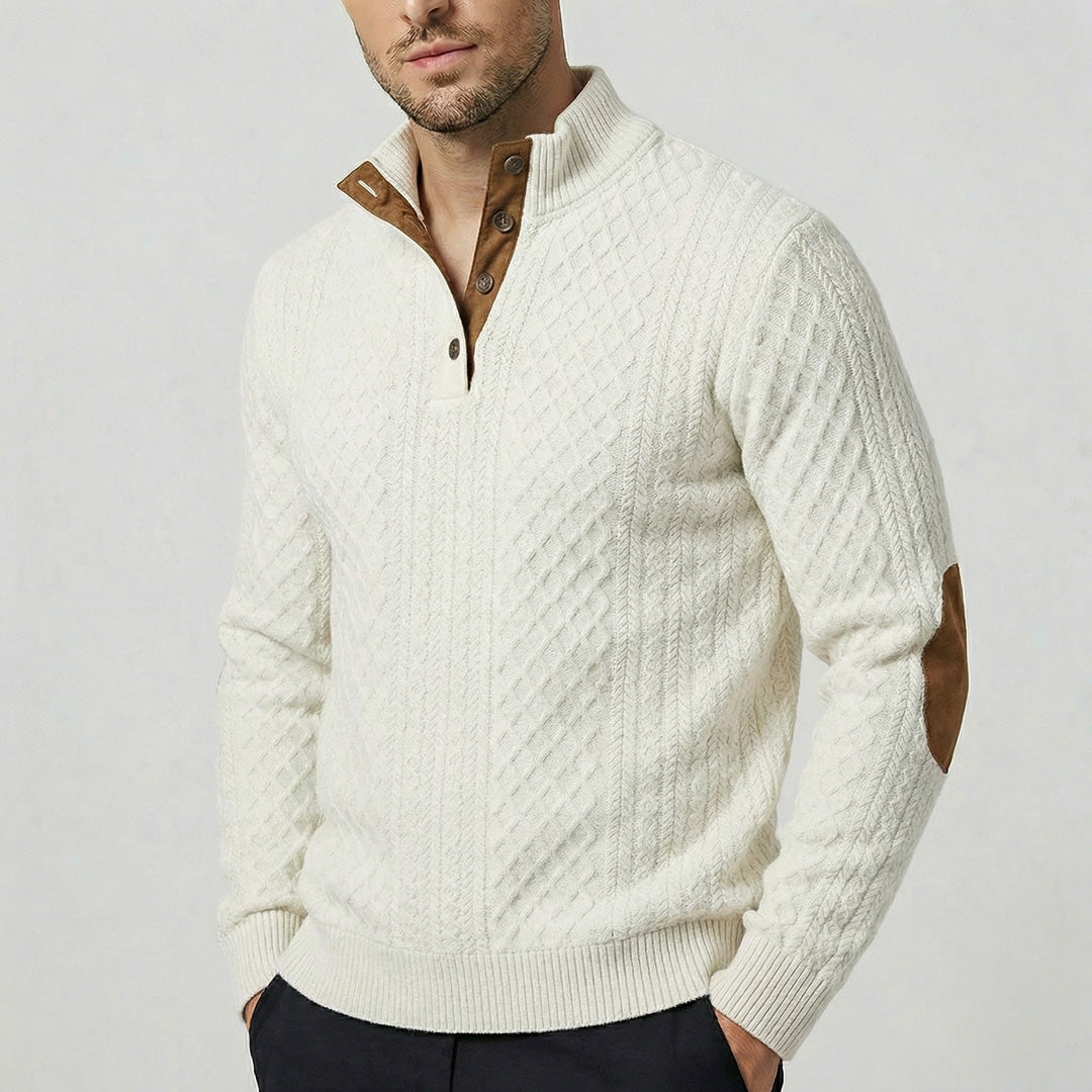Crown - Men's Classic High Collar Pullover