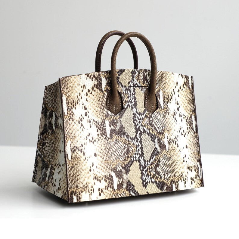 Embossed Leather Birkin Cover: Customizable Crocodile, Python, Ostrich Textures