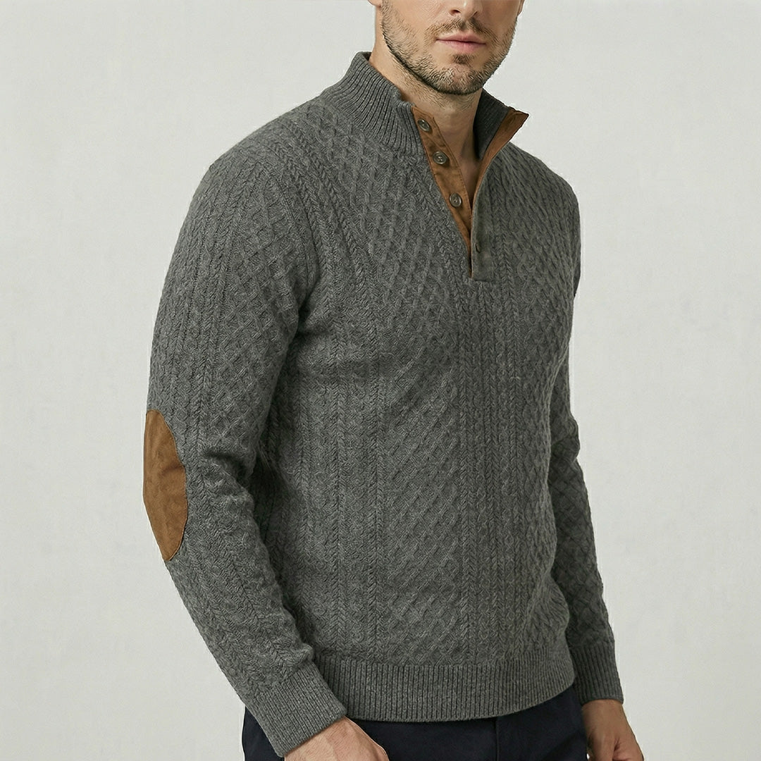 Crown - Men's Classic High Collar Pullover