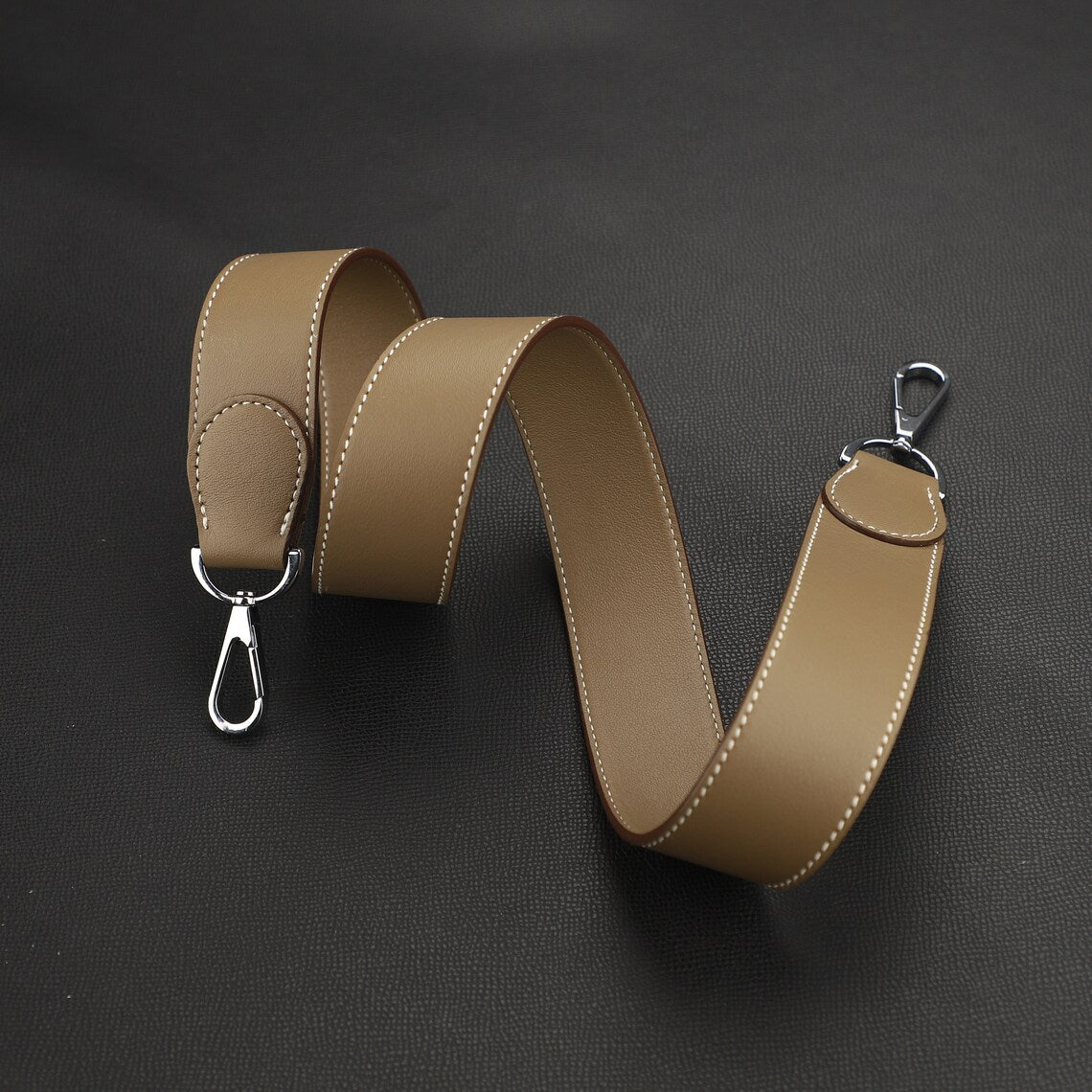 Hermès Style Swift Leather Bandoulière (38mm Wide): Compatible Shoulder Strap Replacement for Kelly Bags