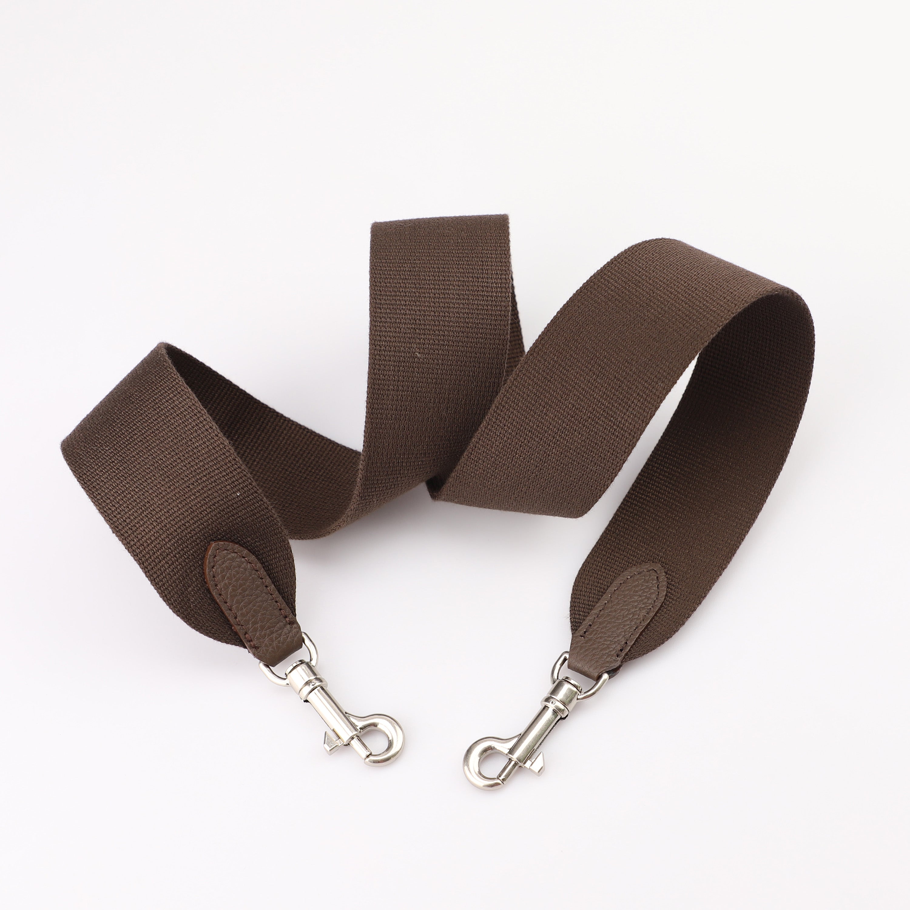 2" Width pure color Canvas with Celemence Leather cross body strap, Shoulder canvas bag strap,Guitar strap,purse strap,replacement straps