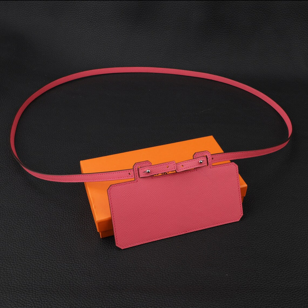 Epsom Leather Wallet Shoulder Strap: Kelly & Constance Wallet Insert (12mm)