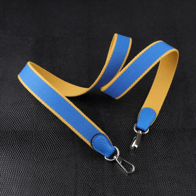 25mm Bi-color canvas shoulder and clemence leather shoulder strap for evelyn TPM,34 colors avaliable