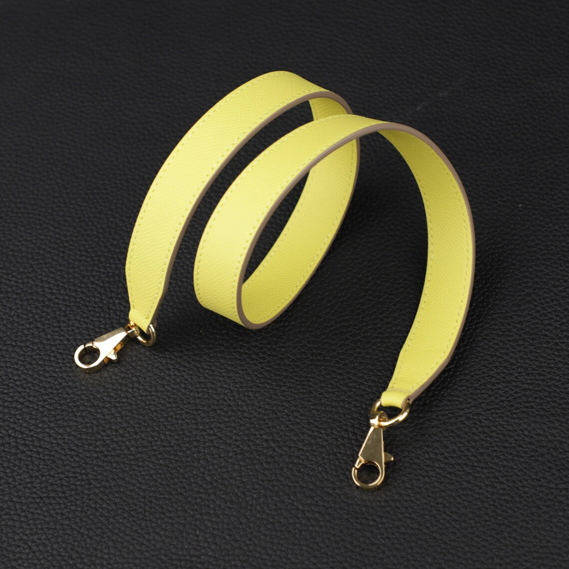 Hermès Style Epsom Leather Bandoulière (25mm): Compatible Shoulder/Crossbody Strap for Kelly Dance, Picotin, & Evelyne Bags