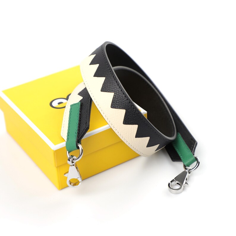 Artisanal Epsom Leather Bandoulière (30mm Wide): Hand-Stitched Color-Matched Shoulder Strap Upgrade