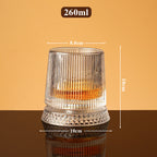 Luxury 360° Spinning Crystal Glass