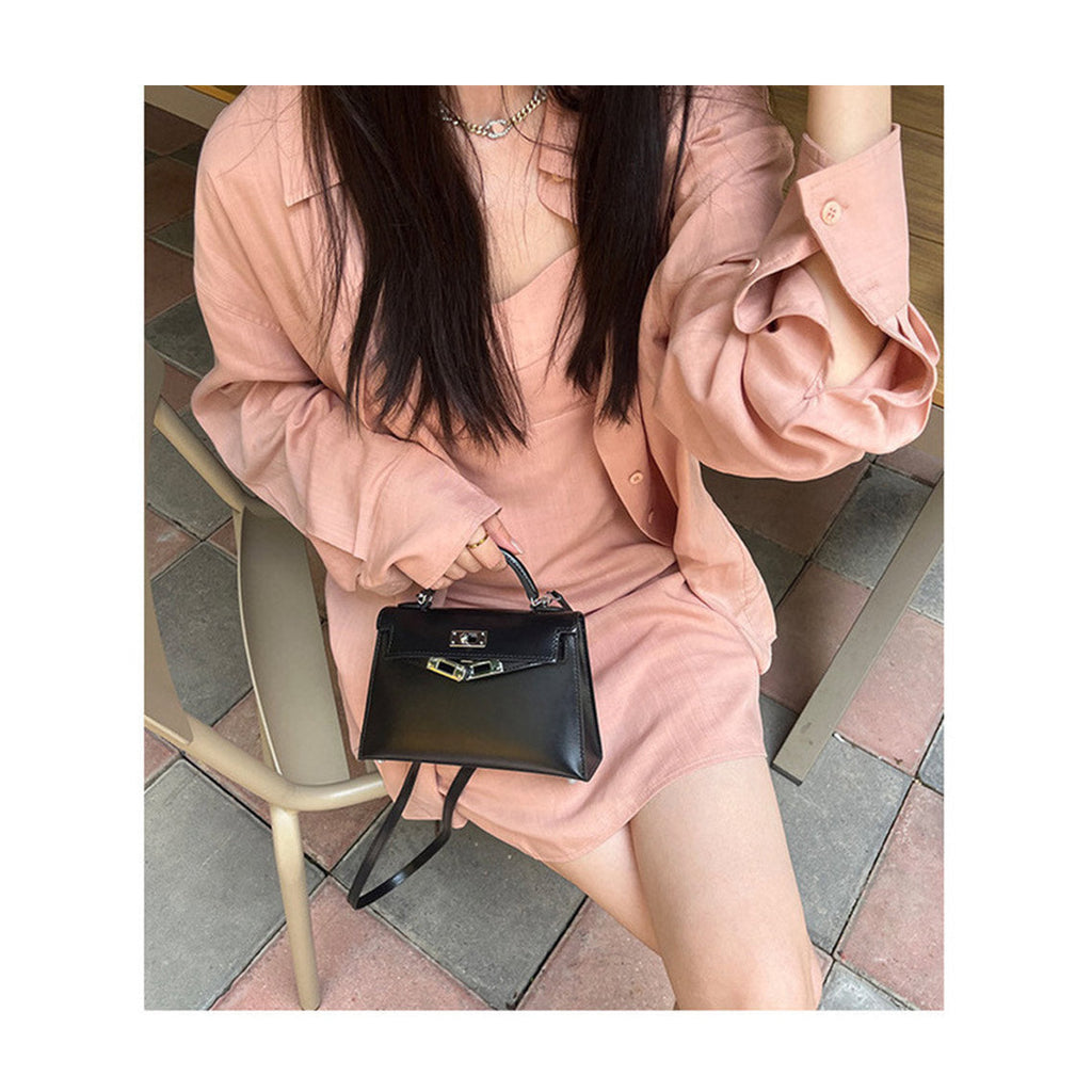 Kelly Bag Mini | Top Handle Purse, Handbag | Genuine Leather Shoulder Bag for Women - Wirkin