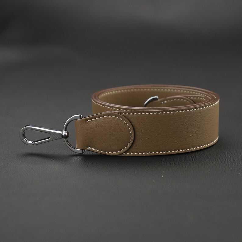 Hermès Style Swift Leather Bandoulière (38mm Wide): Compatible Shoulder Strap Replacement for Kelly Bags