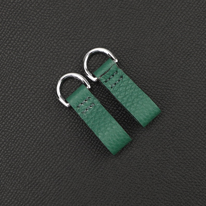 Togo Leather Shoulder Strap Rings: Birkin/Kelly Pochette Adapter (2pcs)